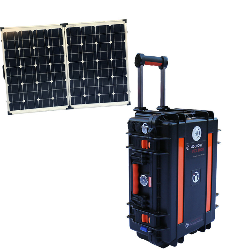 3000W Commercial Solar Generator Camping Powerbanks ,Portable Solar Generator Watt Sun Power Station for Home Outdoor Use