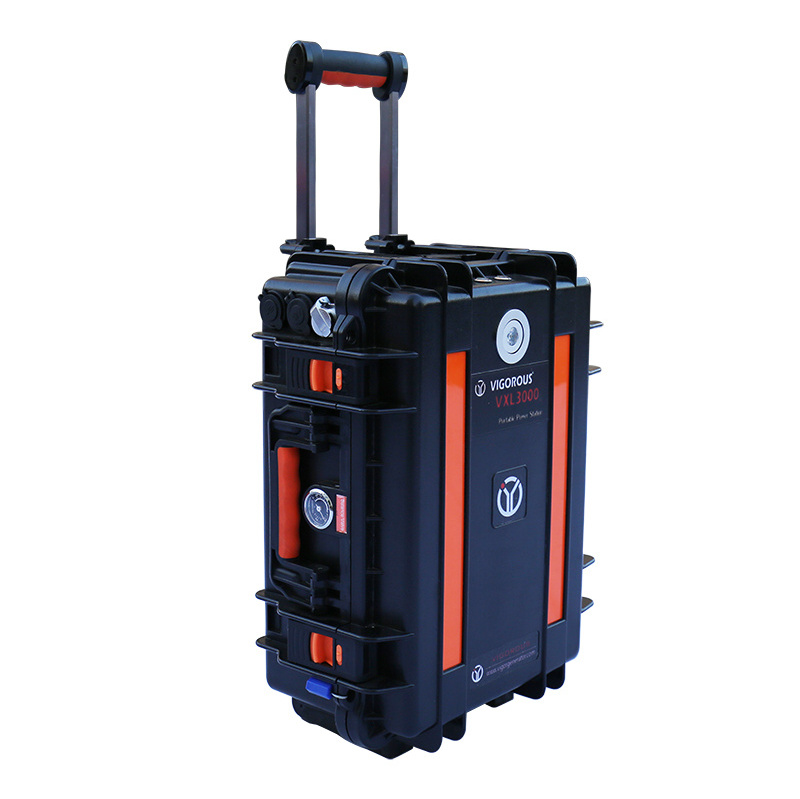 CE ISO Compliance Solar Generator Suitcase 2880Wh 1800W 3600W Portable Mobile Energy Storage Power Supply