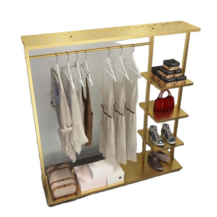 gold clothing rack gold with shelves metal store clothing rack wheels pink clothing racks for clothes store