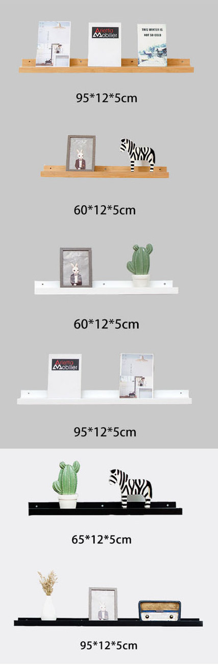 7 in 1 combination wall floating shelves industrial wooden wall shelf decorations other living room furniture home decoration