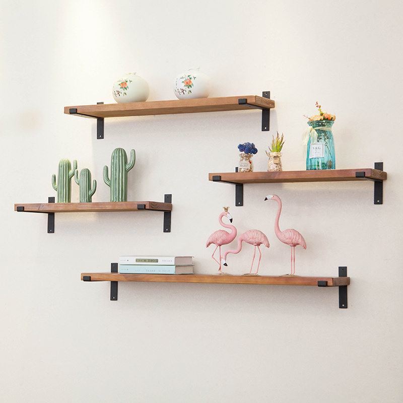 3 in 1 floating Wood wall shelves repisas flotantes hanging wall shelf etagere mural moon shelf floating wall mounted racks