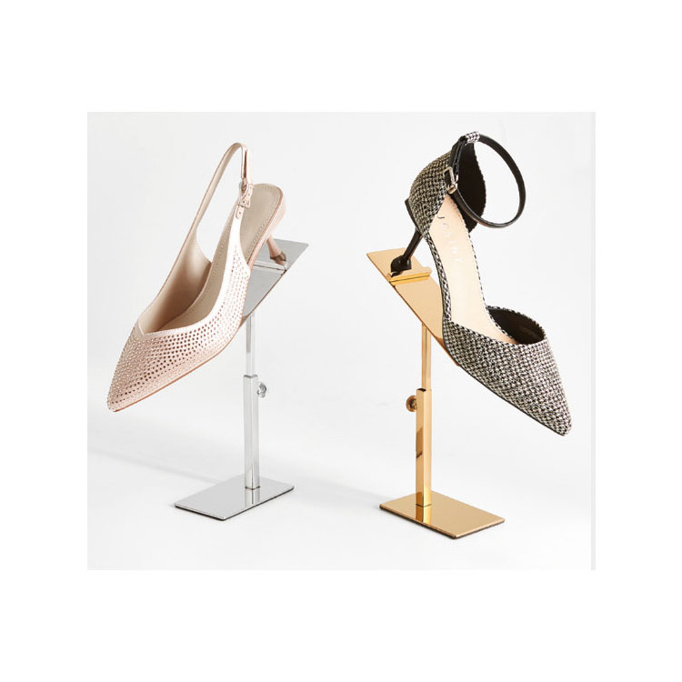 arch metal shoes holder displays plastic rack shoes support