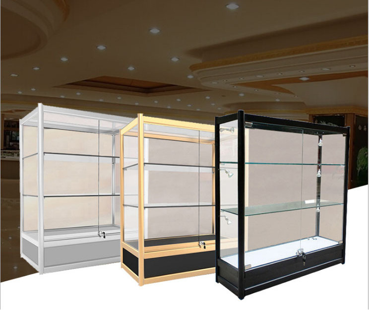 jewelry display cabinet with tempered glass showcase antiques collections transparency cabinets anti theft led display showcases