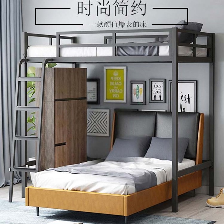 meta triplel bunk beds metal double decker bed metal bunk loft bed with desk living room furniture bedroom set queen size