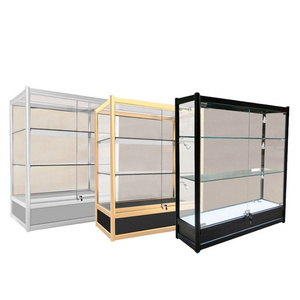 jewelry display cabinet with tempered glass showcase antiques collections transparency cabinets anti theft led display showcases