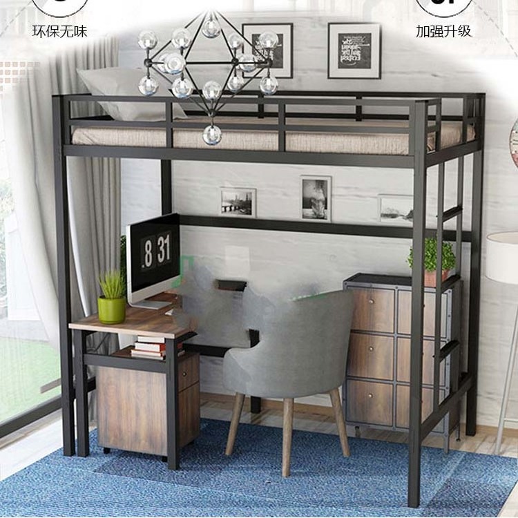 meta triplel bunk beds metal double decker bed metal bunk loft bed with desk living room furniture bedroom set queen size