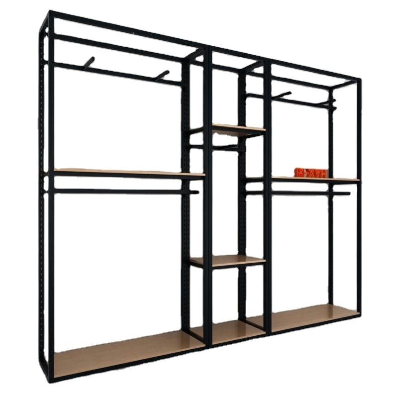 Garment display rack apparel clothing rack apparel rack for clothing shop retail free standing display fabric roll stands