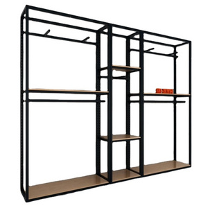 Garment display rack apparel clothing rack apparel rack for clothing shop retail free standing display fabric roll stands