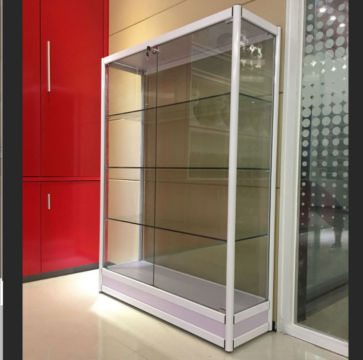 jewelry display cabinet with tempered glass showcase antiques collections transparency cabinets anti theft led display showcases