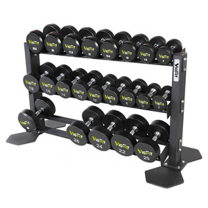 Hot Selling 3-Tier Dumbbell Rack Weight stand for Dumbbells Multilevel Free Weight Storage Rack Stand