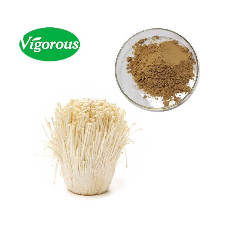 Organic certified 30% Polysaccharides Flammulina velutipes powder Enoki Mushroom Extract