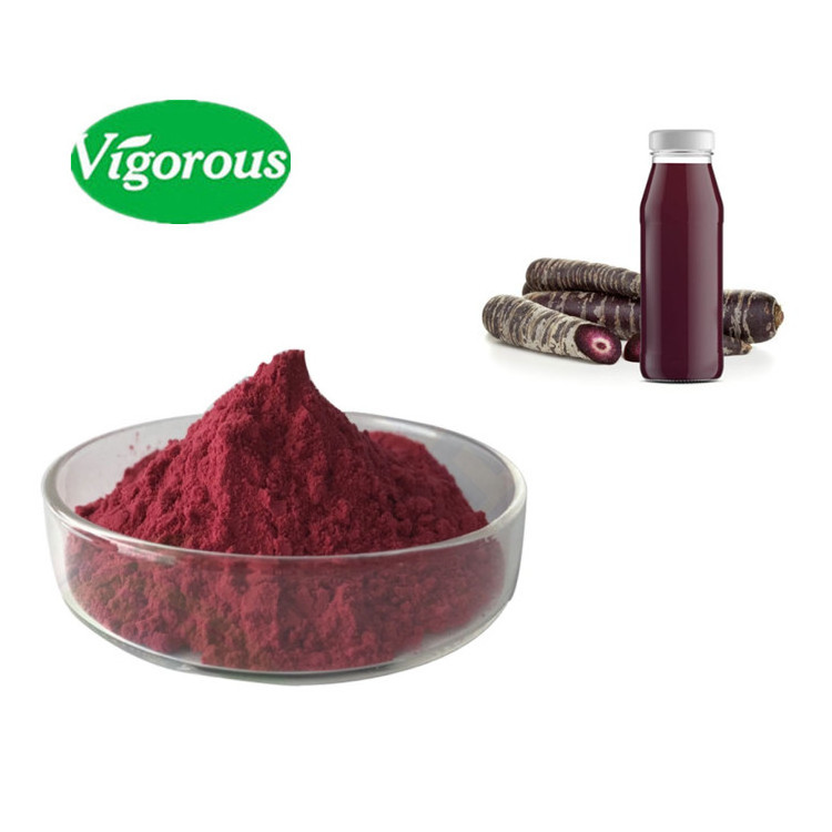 Hot sale 100% natural Daucus carota L. pigment Black Purple Carrot Juice Concentrate Powder  for wholesale