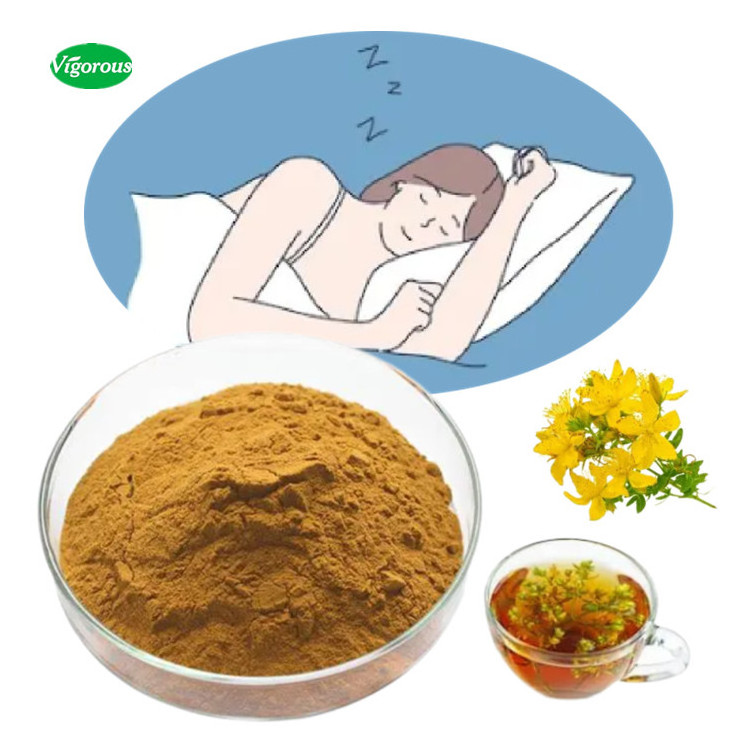 Best price Hypericum perforatum powder 10:1 hypericins St. John's Wort Extract organic Hypericum Extract for health