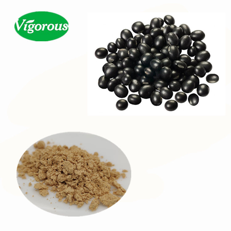 Free Sample Pure Halal Non-GMO Best Superfood  Organic Black Soybean Extract Powder