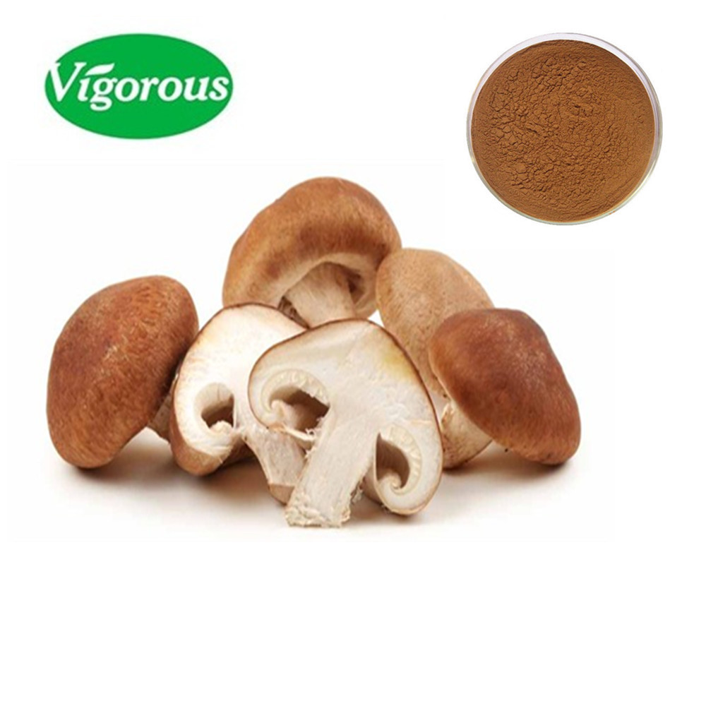 Top quality Lentinus edodes mushroom extract with organic dried shiitake mushroom extract powder