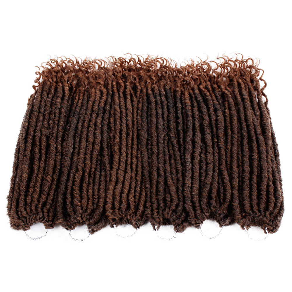 Vigorous Goddess Locs Crochet Hair Braiding  Faux Locs Crochet Hair with Curly Ends Synthetic Hair Extension for Black Women