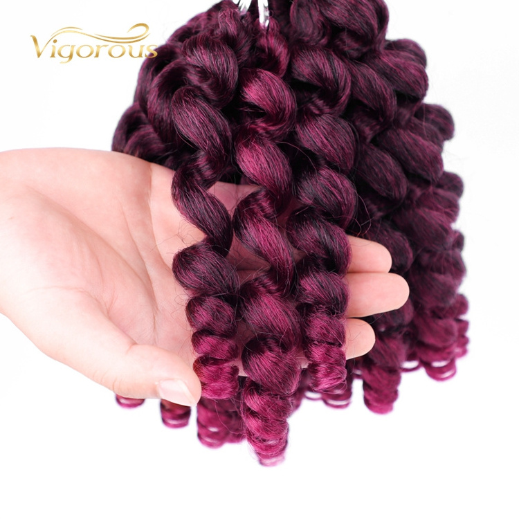 Freetress Afro Bug Spiral Queen Darling Crochet Products Synthetic Machine Wholesale Curly Braiding Hair