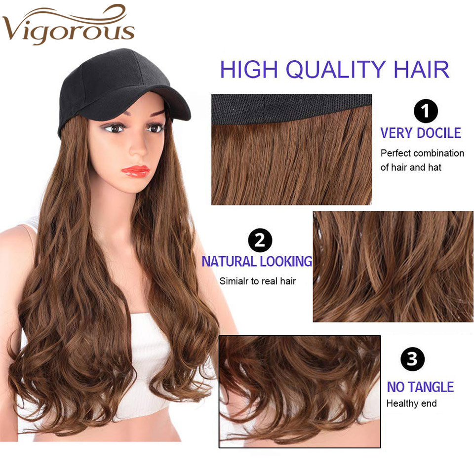 Wholesale Cheap Long Wave Japanese hat Wig For Women Oem Glueless Synthetic Wig Heat Resistant Synthetic Hair Wig