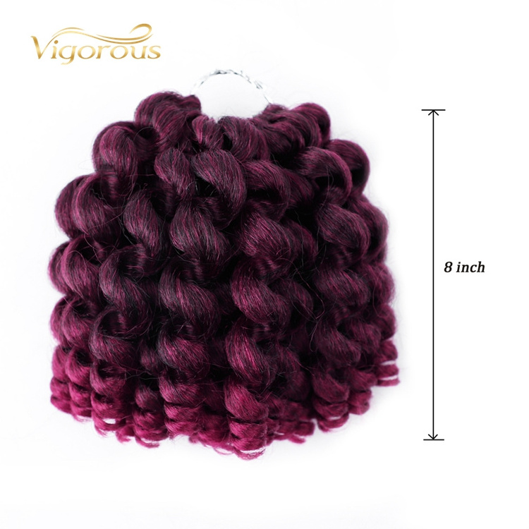 Freetress Afro Bug Spiral Queen Darling Crochet Products Synthetic Machine Wholesale Curly Braiding Hair