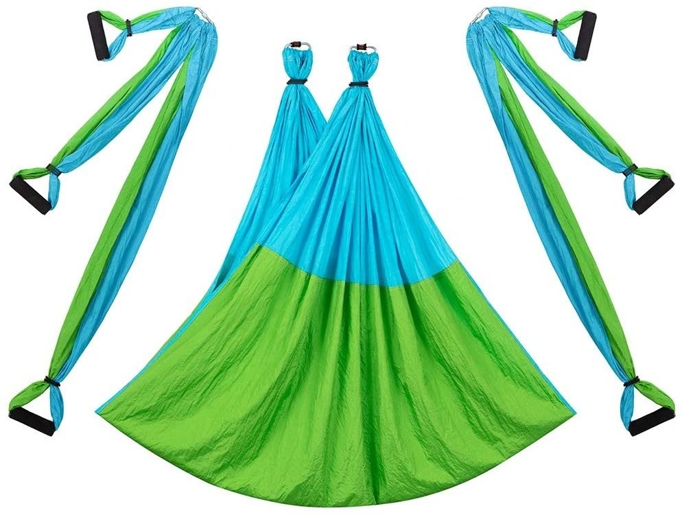 Aerial Yoga Swing Yoga Hammock Set With Ceiling Mount Accessories Anchors Inversion Tool for Gym Home Fitness