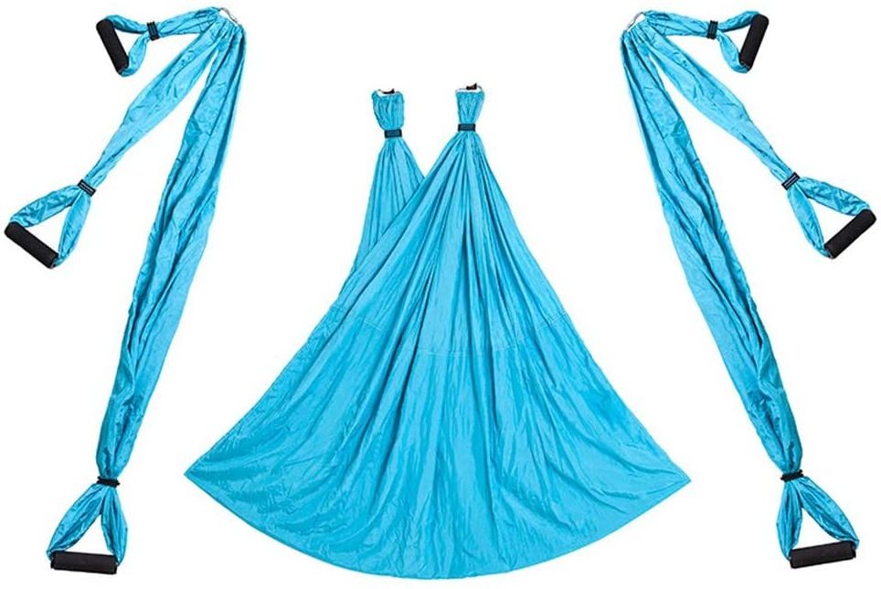 Aerial Yoga Swing Yoga Hammock Set Kit Ultra Strong Antigravity Yoga Flying Sling Inversion Swing Tools with Extension Straps