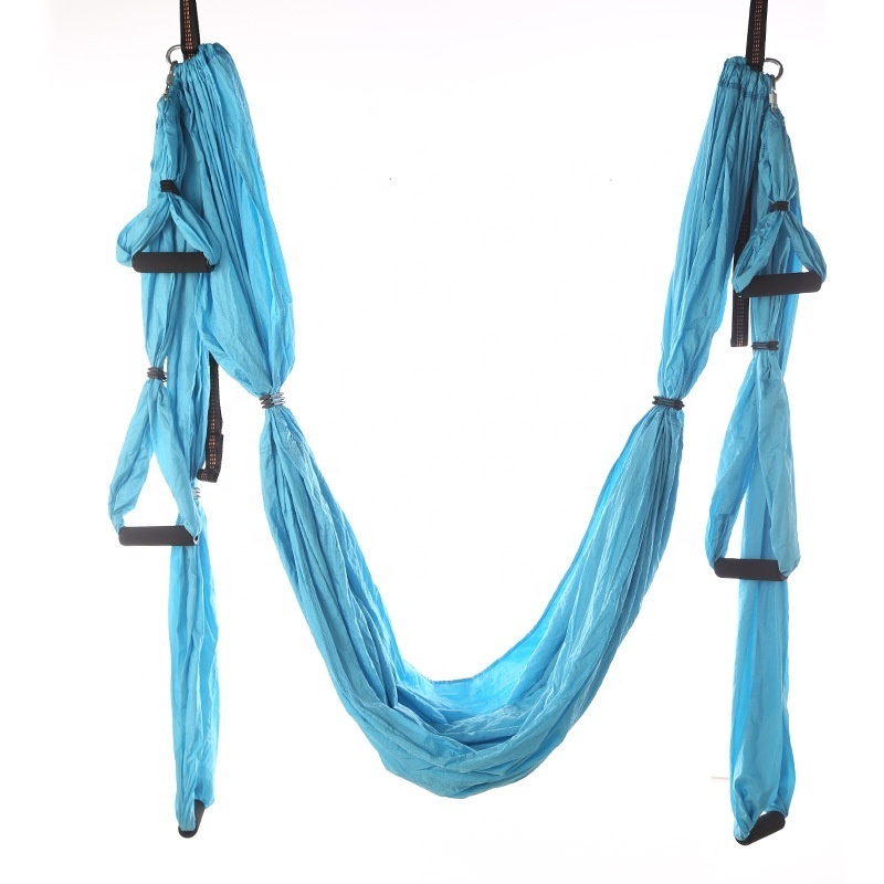 Aerial Yoga Swing Yoga Hammock Set Kit Ultra Strong Antigravity Yoga Flying Sling Inversion Swing Tools with Extension Straps