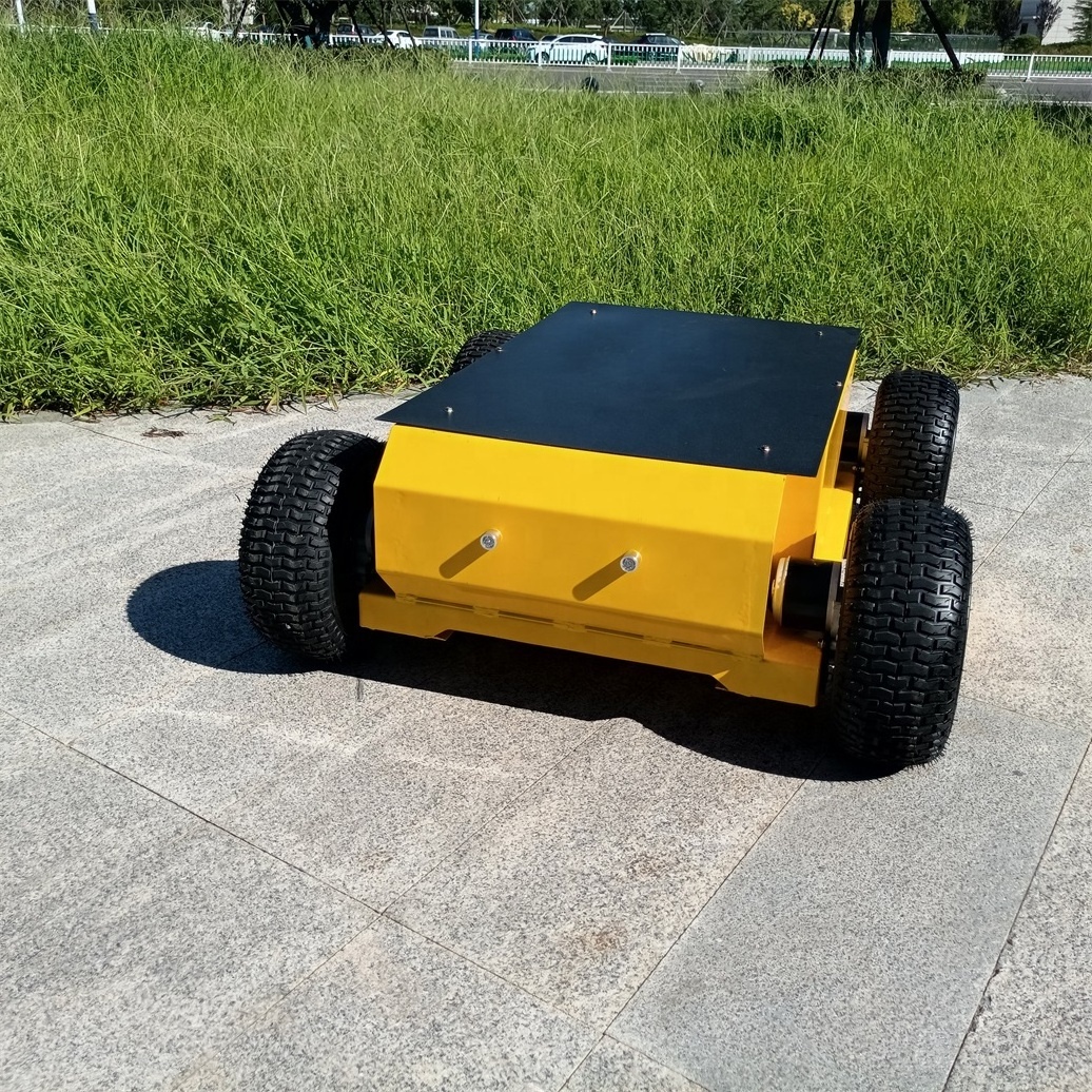 DIY working temperature -20-55 degree high speed cordless wheeled chassis platform