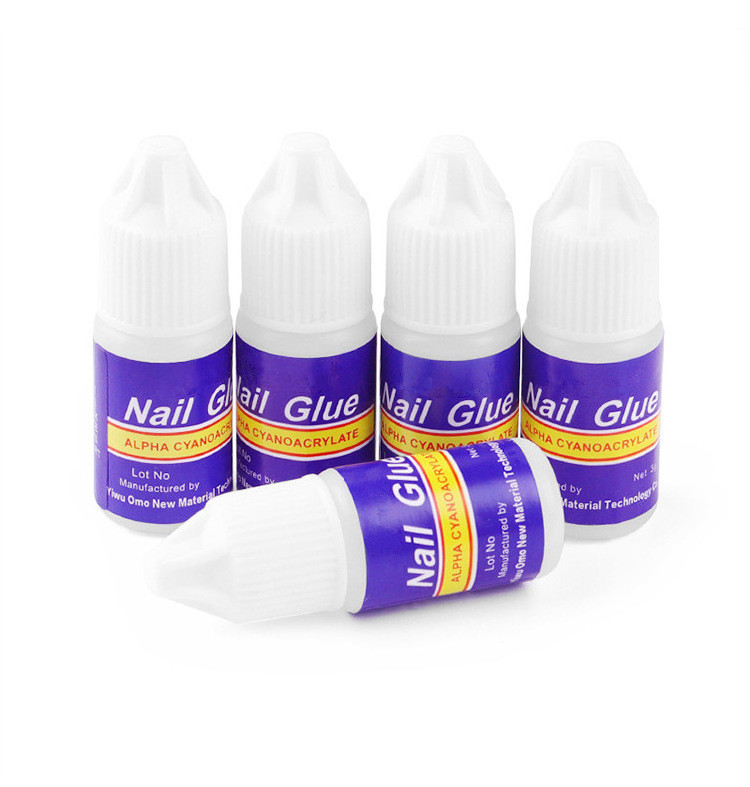 Private label 3G gel x 5 second waterproof false nail extension glue sticker rhinestone nail art glue for press on nail