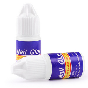 Private label 3G gel x 5 second waterproof false nail extension glue sticker rhinestone nail art glue for press on nail