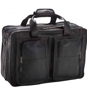 Flight Bag Pilot Duffle Manufacturer Wholesale Large Rugged Durable Leather 6 Lbs Simple Viki-f111 17" X 12" X 9" CN;FUJ Unisex