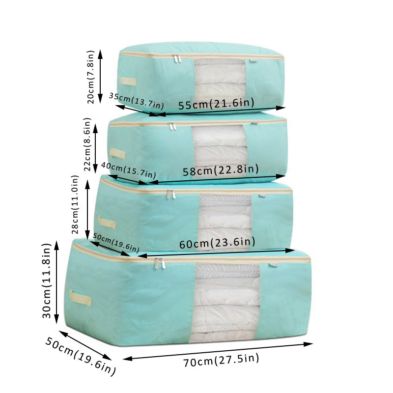 Custom storage containers holders foldable clothes cabinet storage wardrobe clothes organizer storage bags