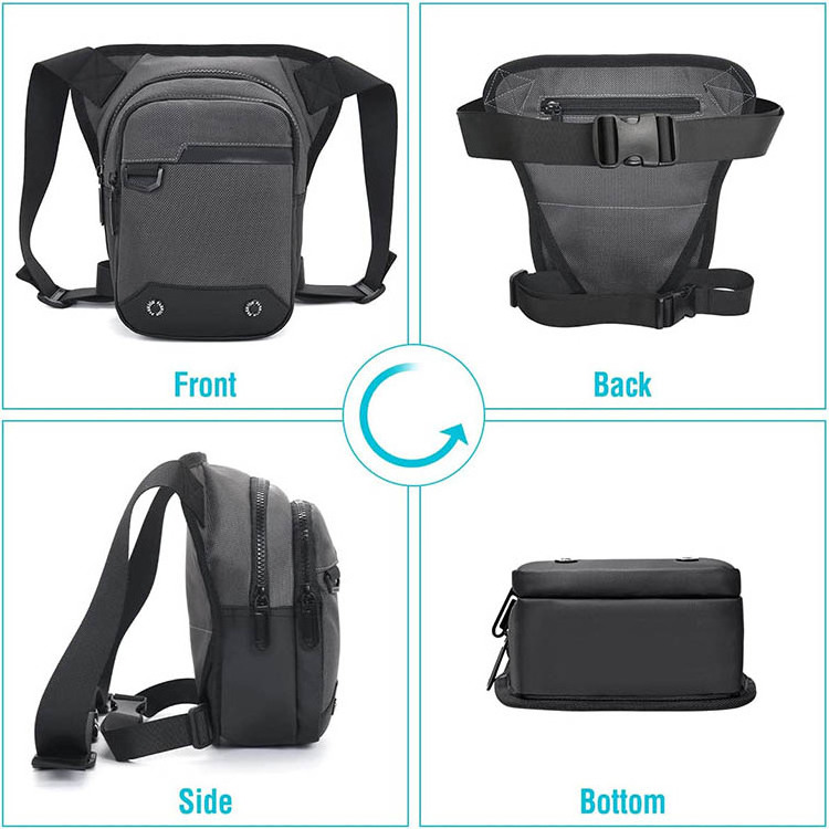 Outdoor Waterproof Thigh Drop leg waist bag motorcycle Tactical fanny pack belt bag leg bag