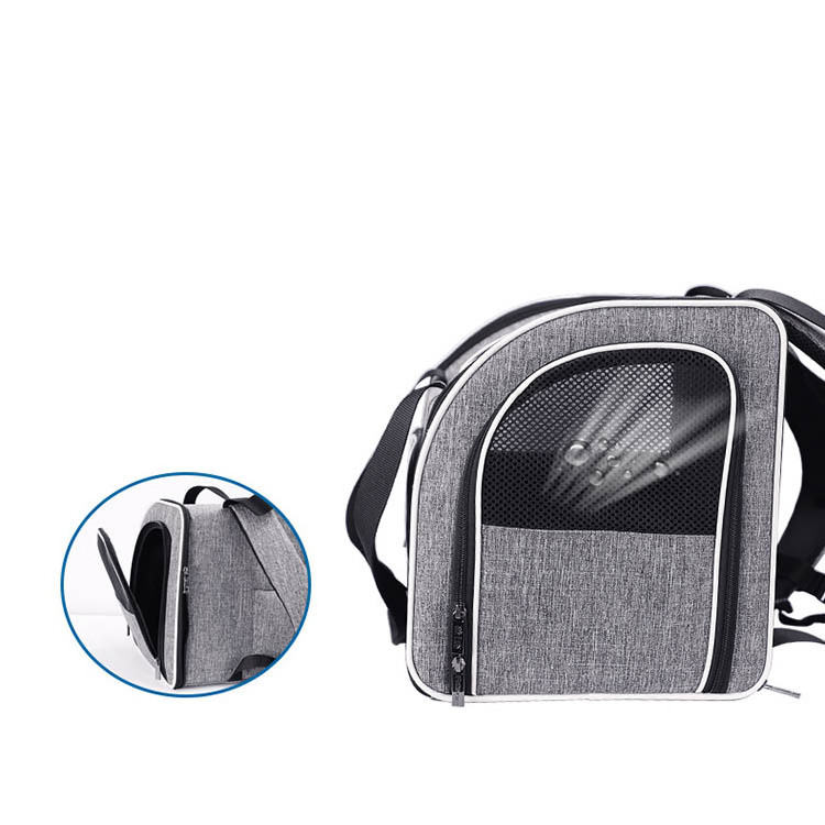 Portable pet training bag Waterproof pet carrier backpack bag airline approved pet carrying bag