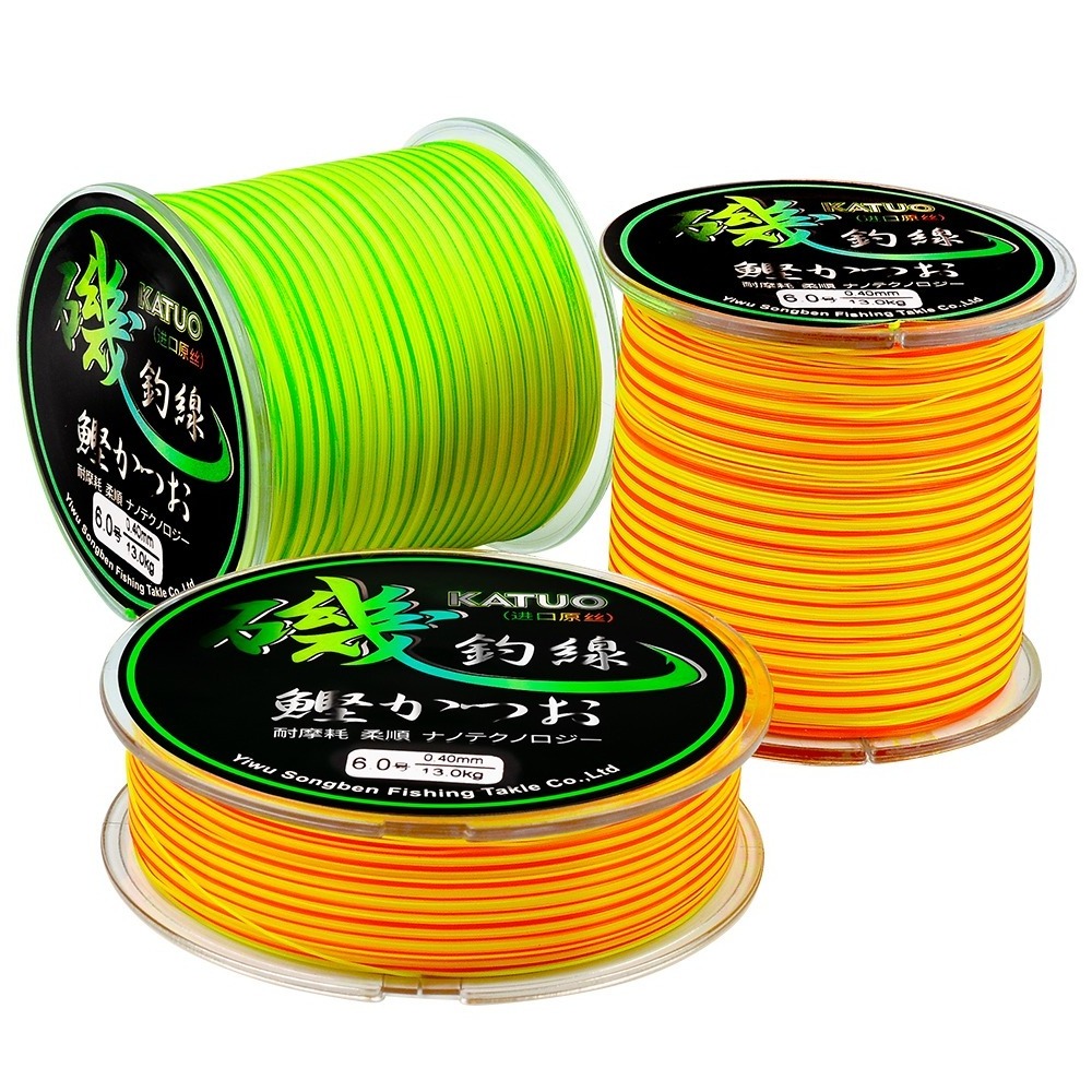 Half Floating Fluorocarbon Fishing line 150m, 500m Cut-over the Water Faster Nylon Abrasion Resistance Fishing Line