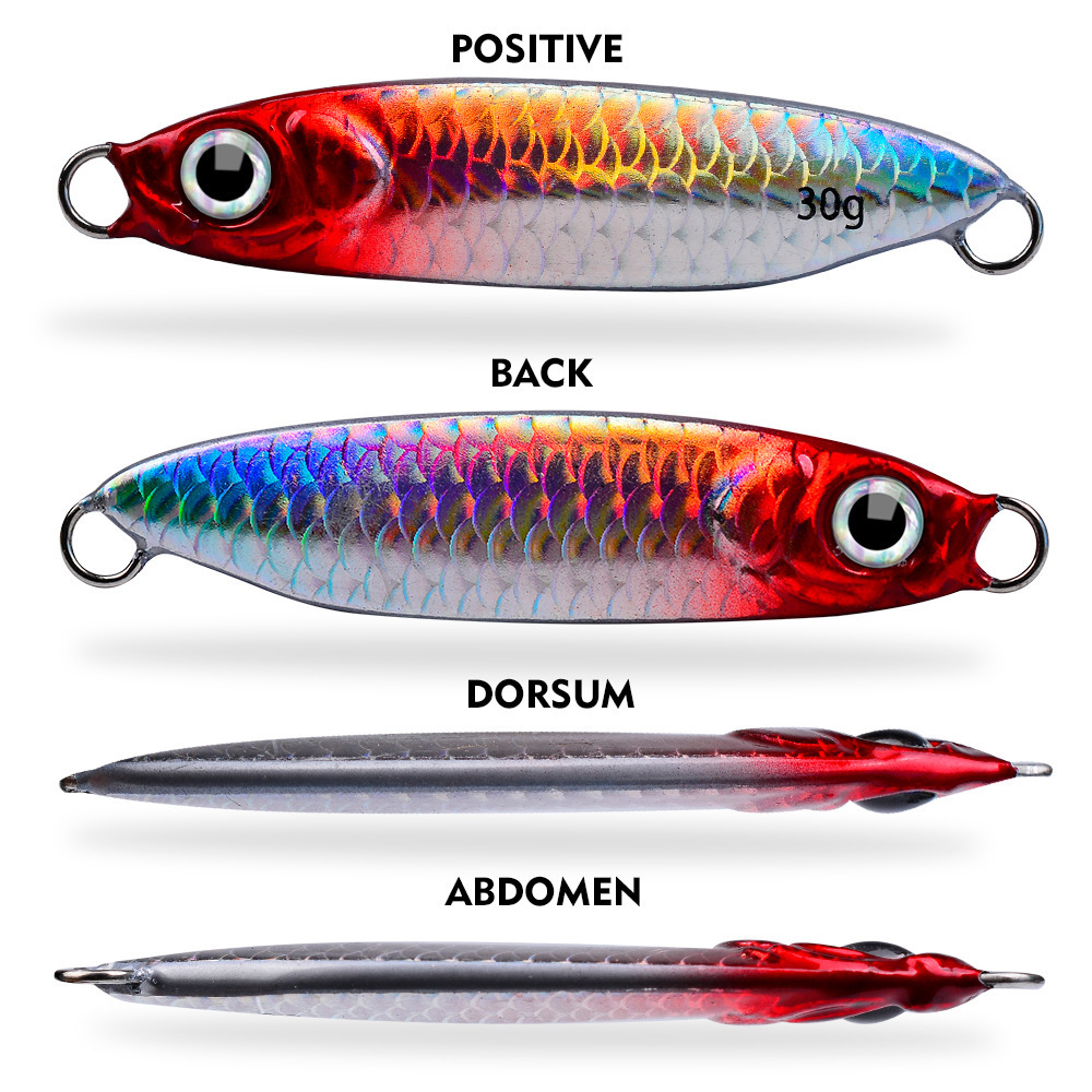 Metal Jig Lure 7-30g Saltwater jig Artificial Bait Fast Sinking Casting Jigging Bait Fishing Lures Metal