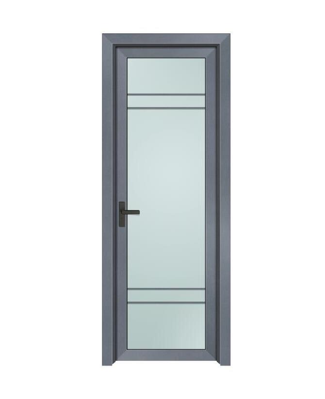 Popular Glass Doors Double Glass Aluminium Casement Door Soundproof Hinged