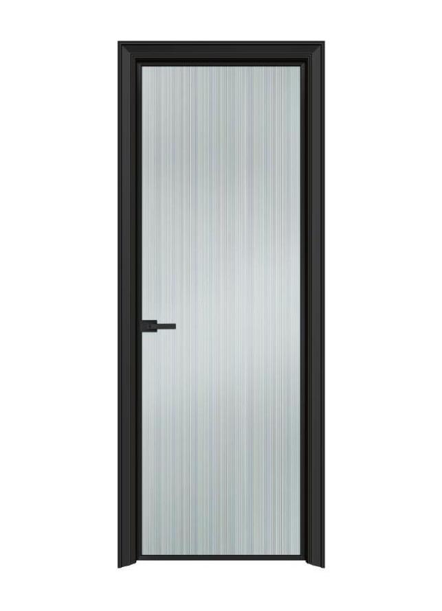 Popular Glass Doors Double Glass Aluminium Casement Door Soundproof Hinged