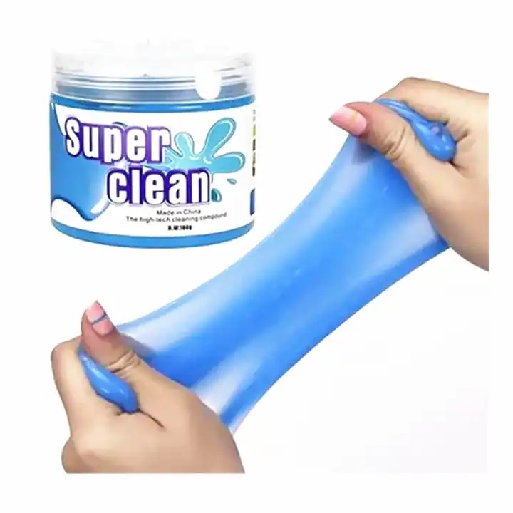 Hot Sale super clean gel slime cleaning for car & desk & keyboard dust cleaning magic remover gel