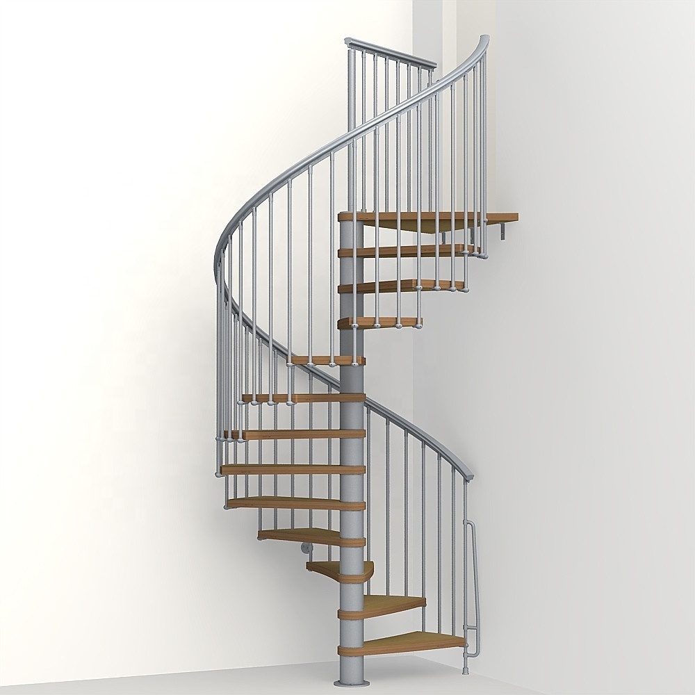 VIKO Australia Style Indoor Wooden Used Spiral Staircase