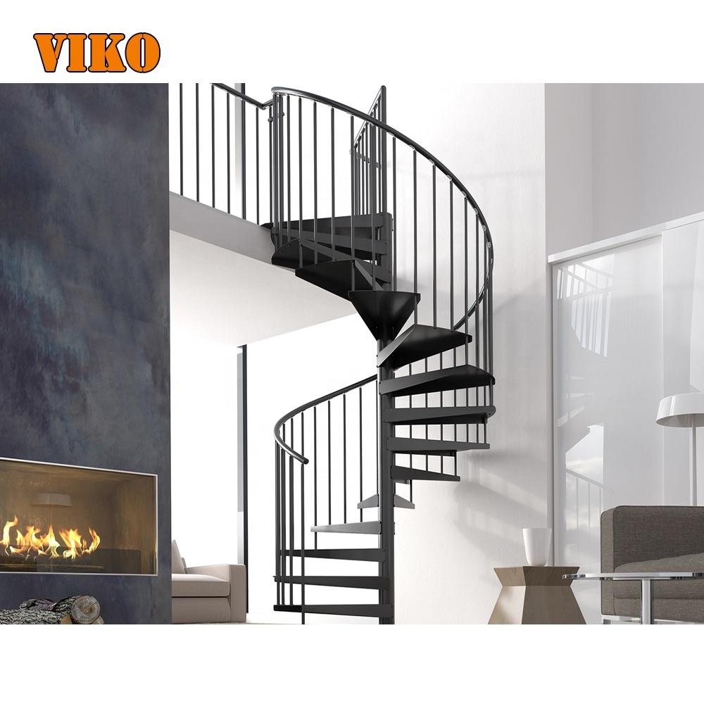 Exterior Stair Design Outdoor Steel Spiral Staircase for Small Spaces