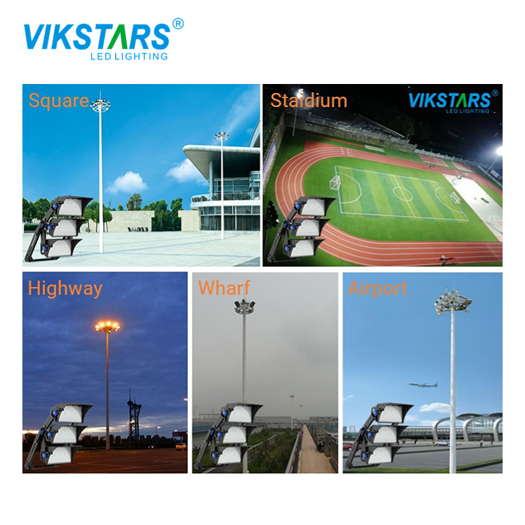 square module led stadium light with brim high mast lighting price in malaysia for airport tower tunnel outdoor lamp