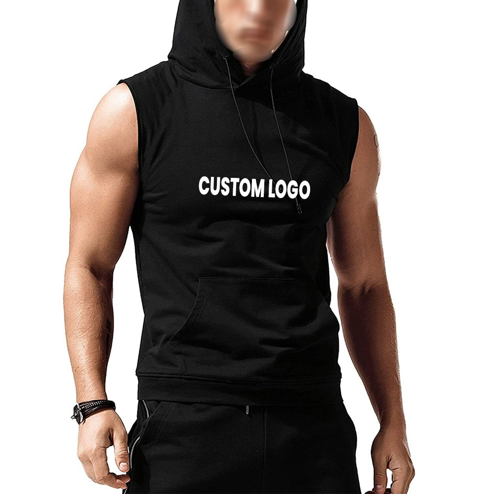 Men Hip Hop Street Wear Casual Fashion Hooded Collar Autumn Winter Wear Sleeveless Hoodies BY VIKY INDUSTRIES