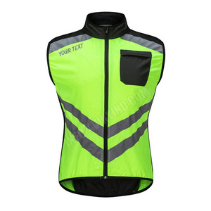 Custom Logo Cycling Motorcycle Reflective Vest Motorbike Safety Clothes Motor Warning High Visibility Jacket Team Uniform Vest