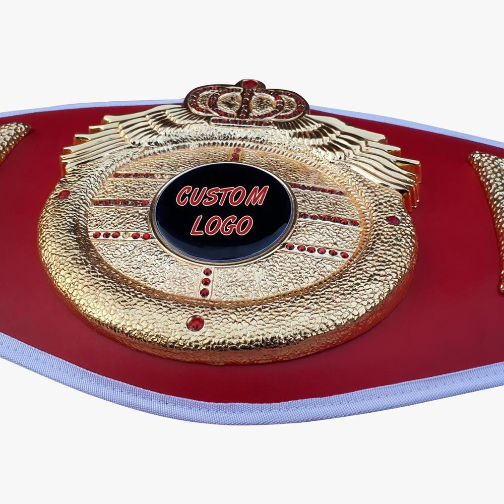 New Arrival Fully Custom Design international Boxing championship metal leather award Championship belt