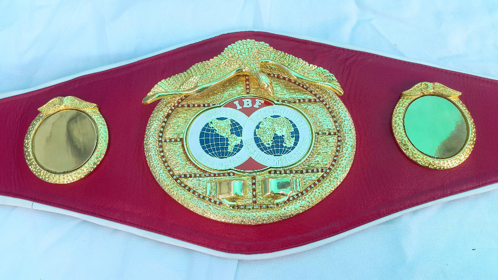 Exact Replica IBFChampion Belt mma boxing kick boxing muay thai ibf belt