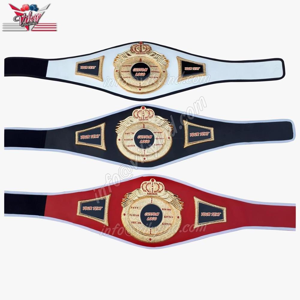 New Arrival Fully Custom Design international Boxing championship metal leather award Championship belt