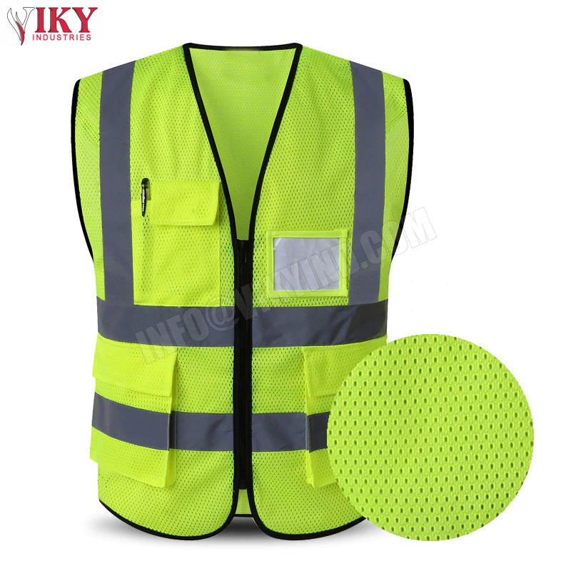 Men Working Wear Clothes And Reflective Safety Wear Vest With Side Pockets And Hi Vis Safety jacket By Viky Industries