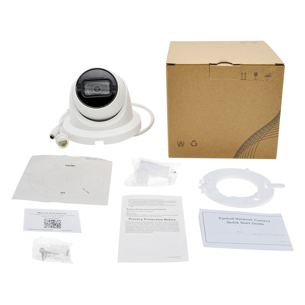 4K IP Camera IPC-HDW2831T-ZS-S2 8MP 2.7-13.5mm Zoom Lens POE SD Card Slot Video Surveillance IPC-HDW2831T-ZS-S2