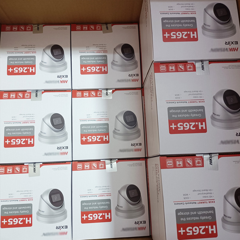 Stock HIK 6MP Smart Hybrid Light Human/ Vehicle Detection Two Way Audio Fixed Turret Network Poe Camera OEM DS-2CD1363G2-LIUF/SL