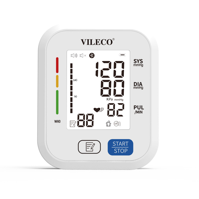 Vileco tensiomtre mdical sphygmomanomet tensiometro digit blood pressure monitor bp machine bp monitor blood pressure machine